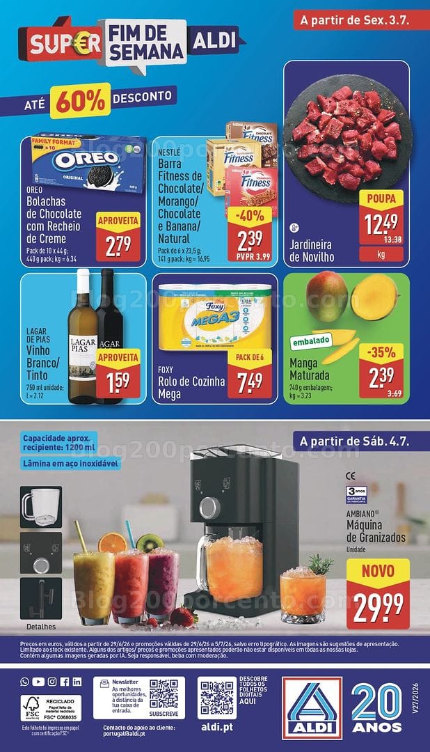Antevisão Folheto ALDI Promoções de 29 junho a 5 julho